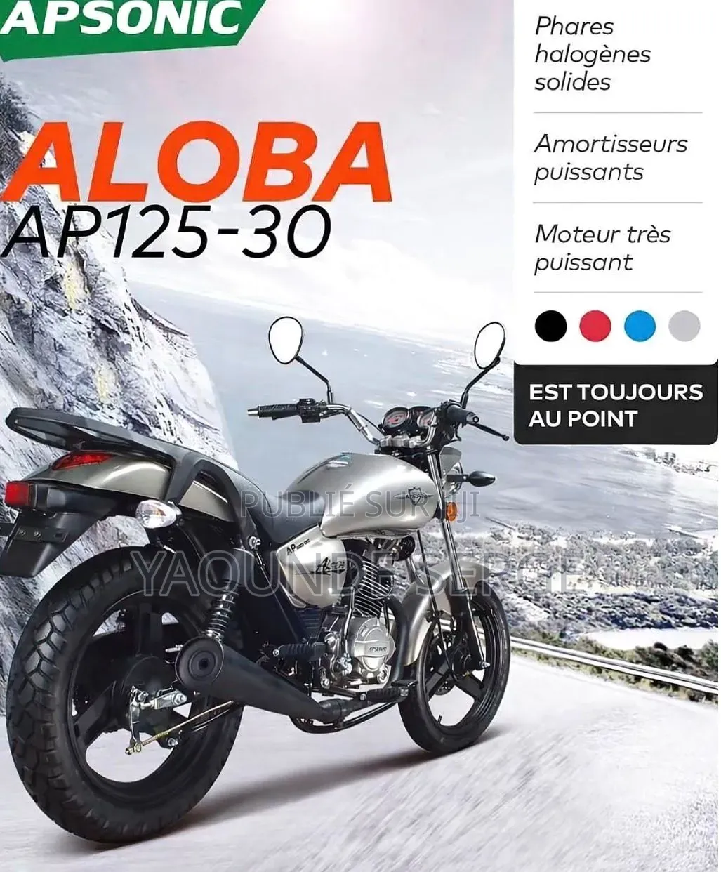 Nouveau Apsonic AP125-30 2015 Noir
