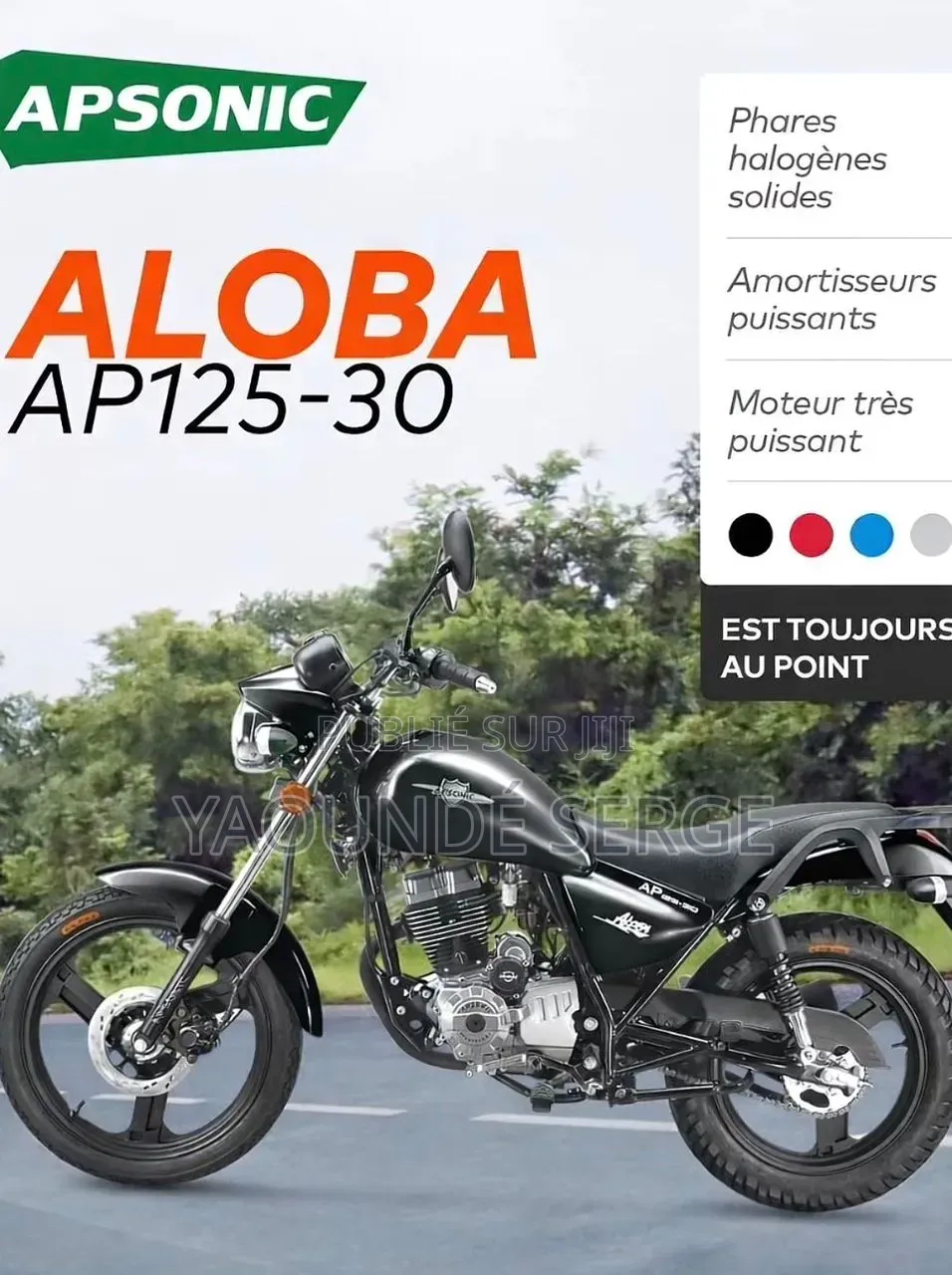 Nouveau Apsonic AP125-30 2015 Noir
