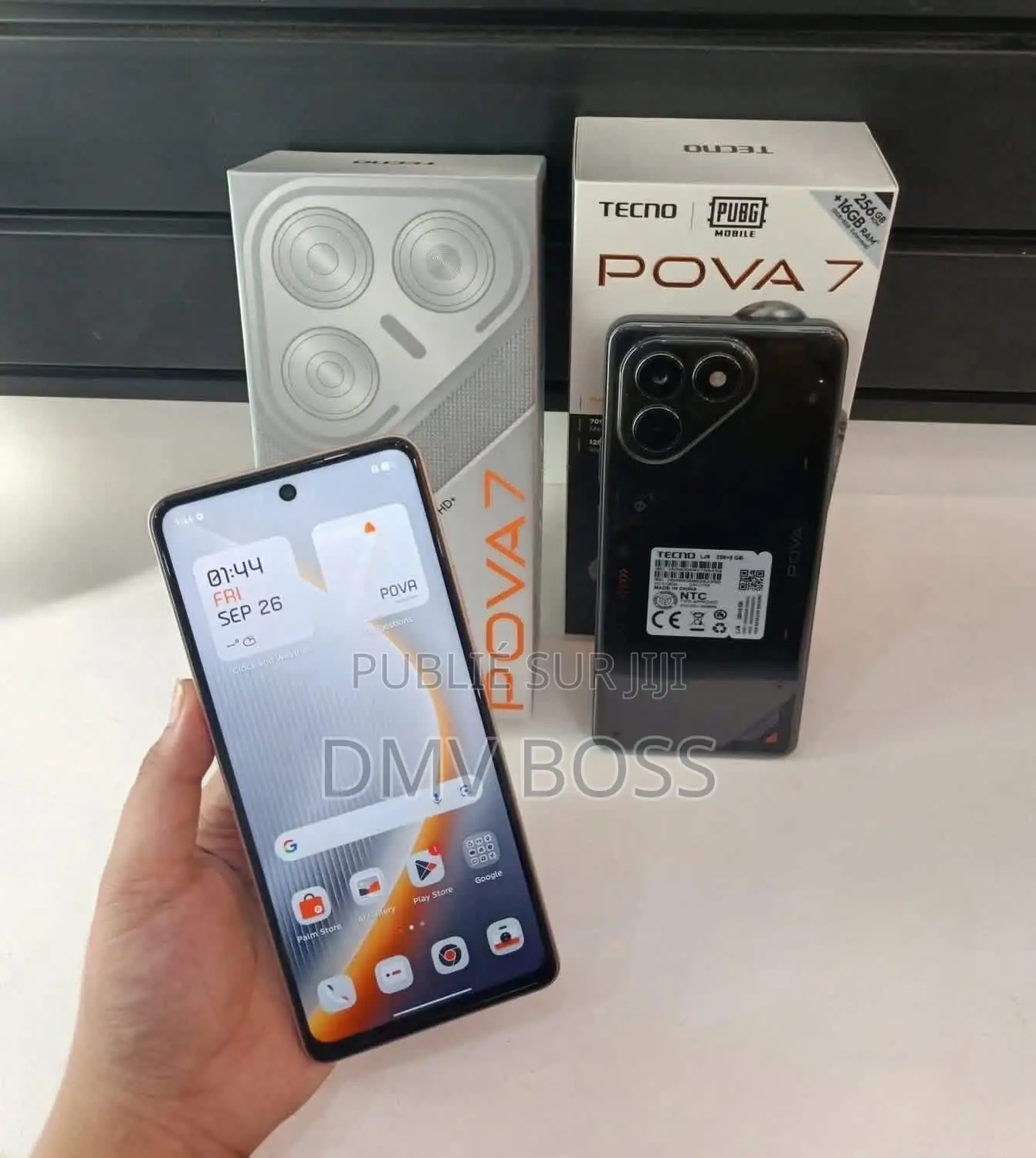 Nouveau Tecno Pova 7 Pro 5G 256 GB Noir