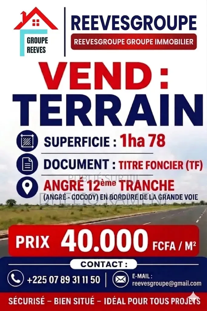 Opportunités Foncier À Angré 12eme Tranche