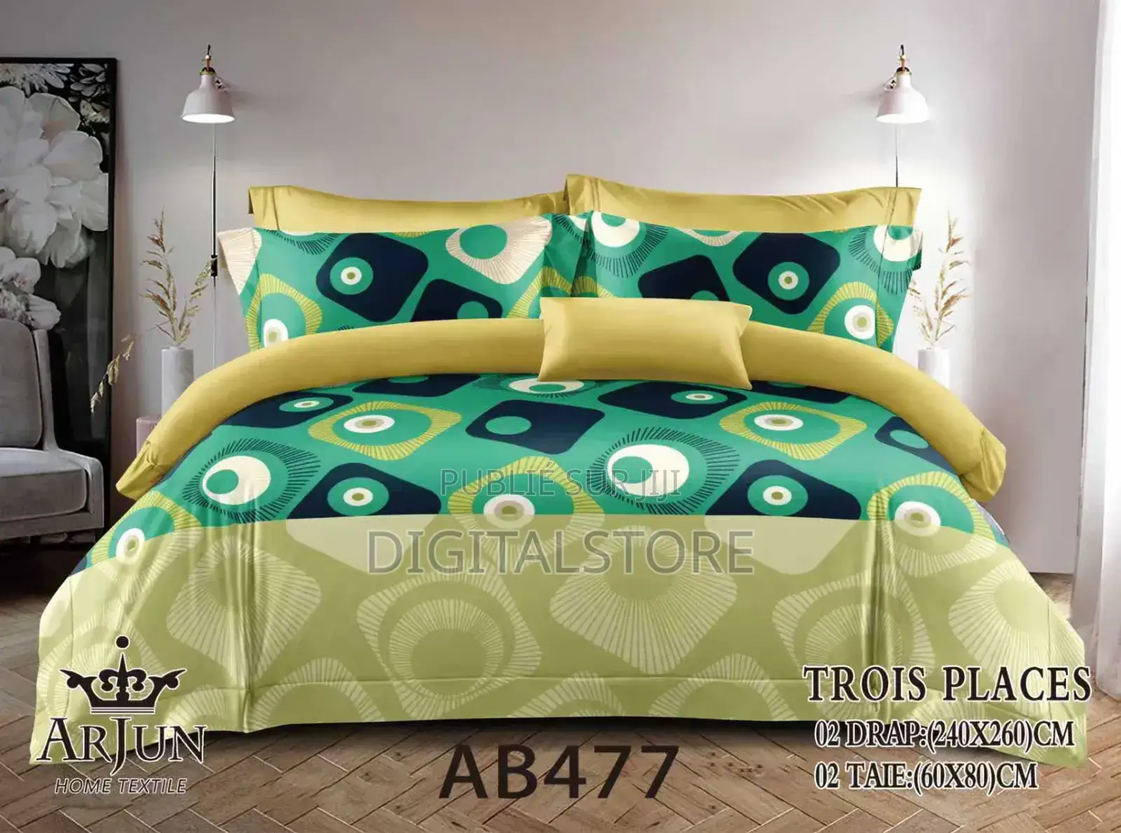 Drap De 3 Places