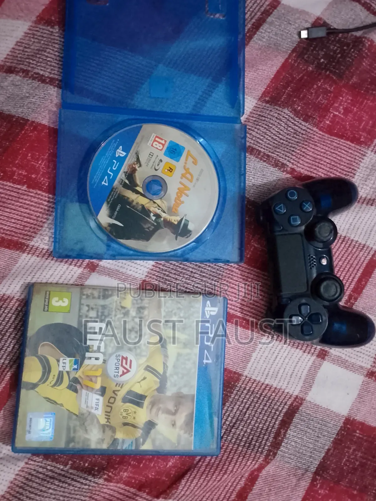 Manette Ps4 Original Et 2 Cd