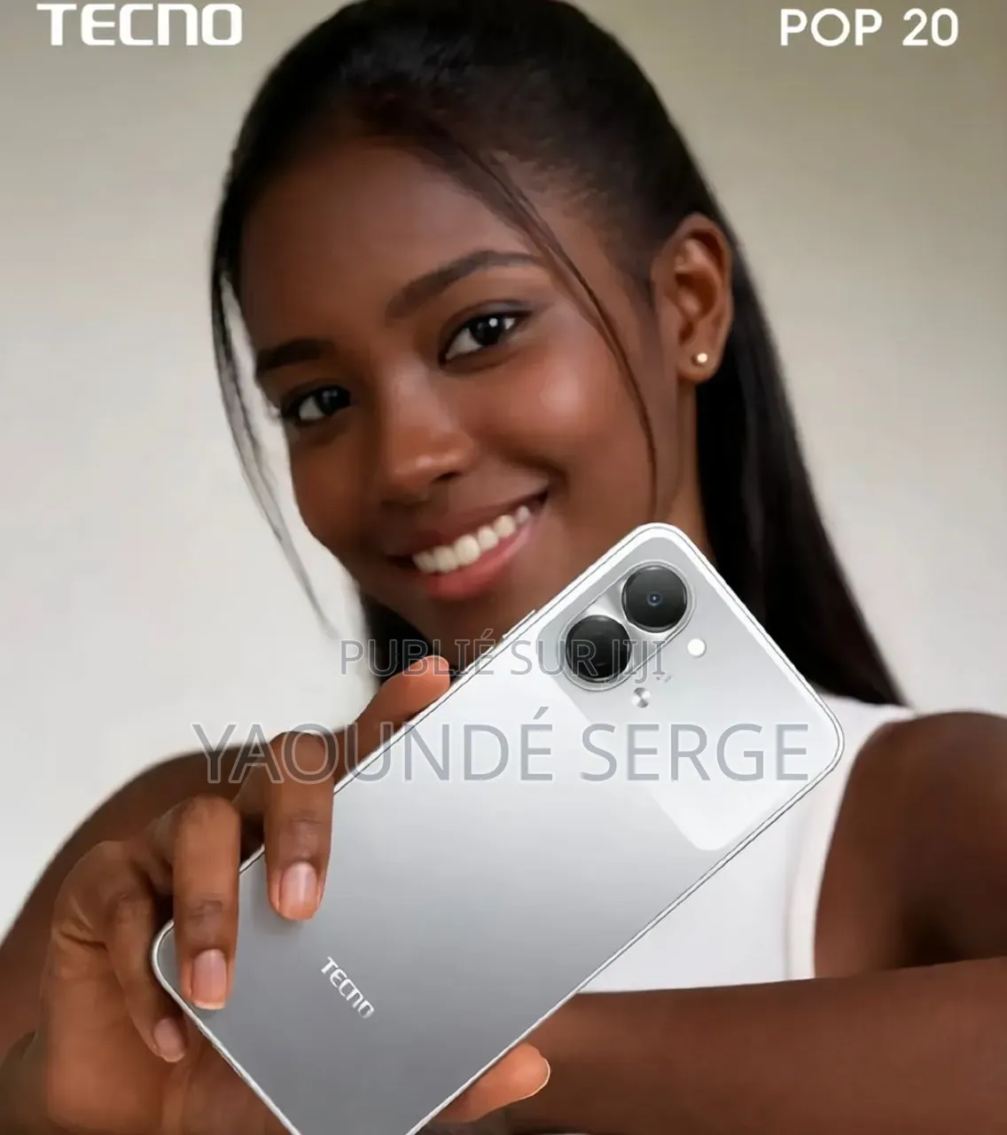 Nouveau Tecno Pop 20 128 GB Blanc