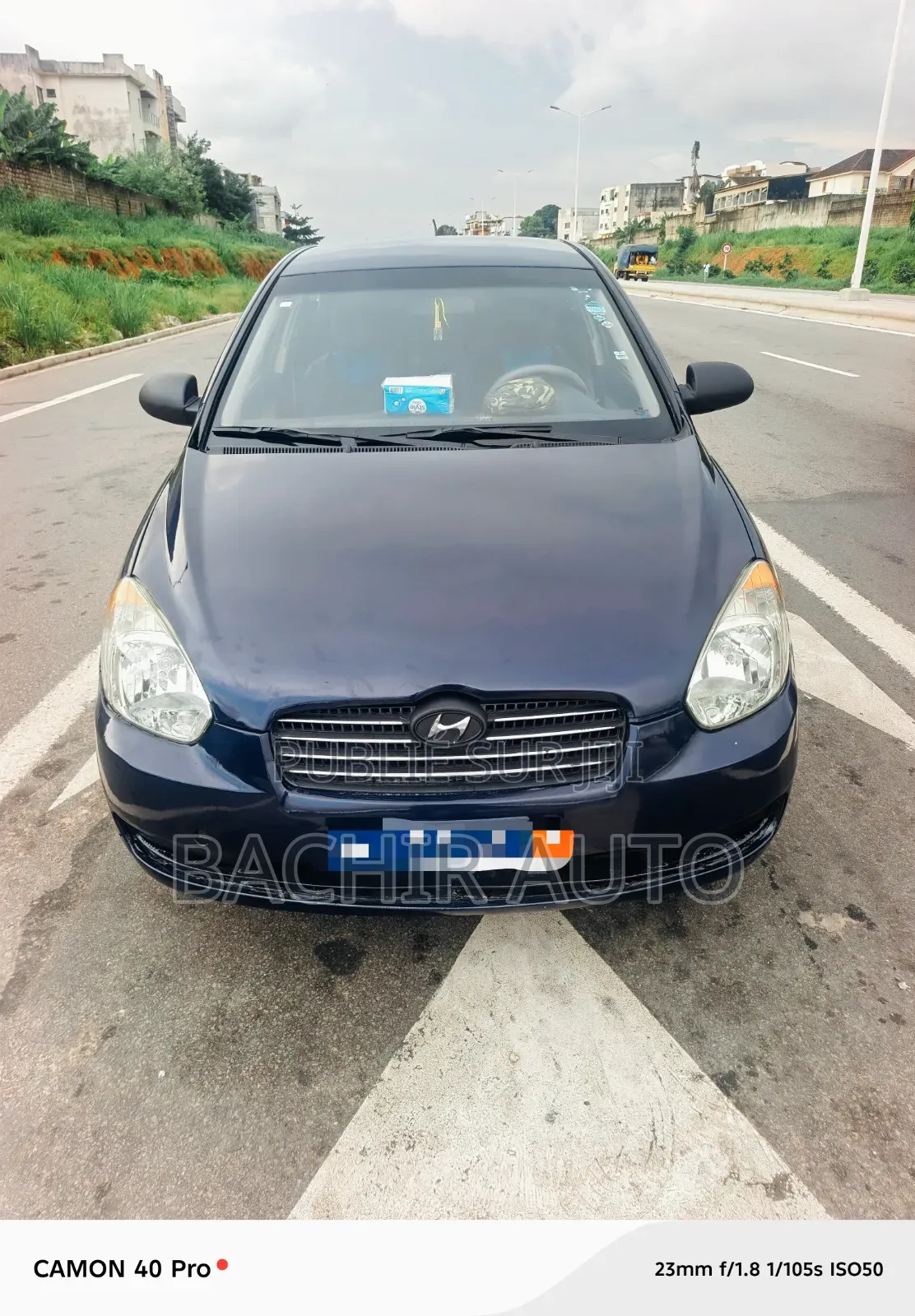 Hyundai Accent 2008 Bleu