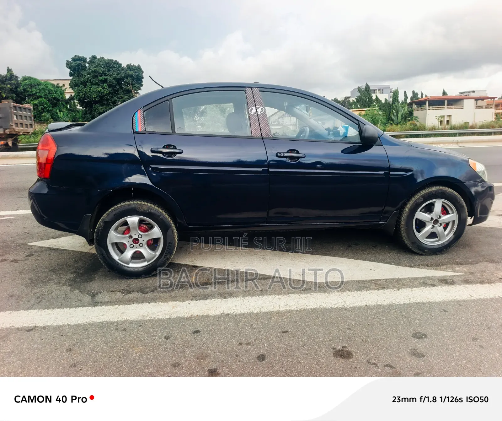 Hyundai Accent 2008 Bleu