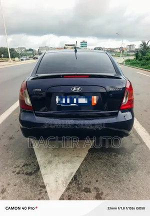Hyundai Accent 2008 Bleu