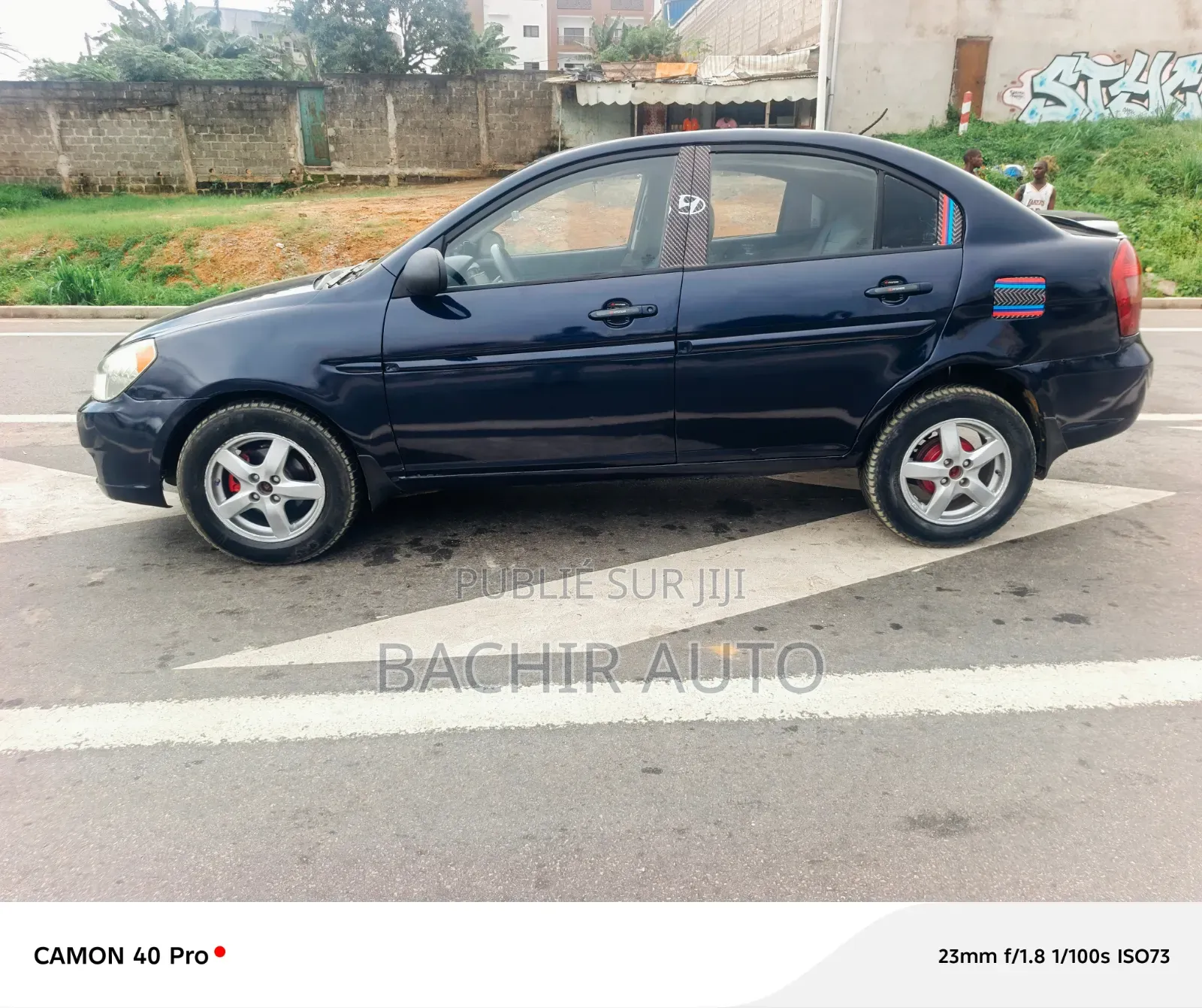 Hyundai Accent 2008 Bleu