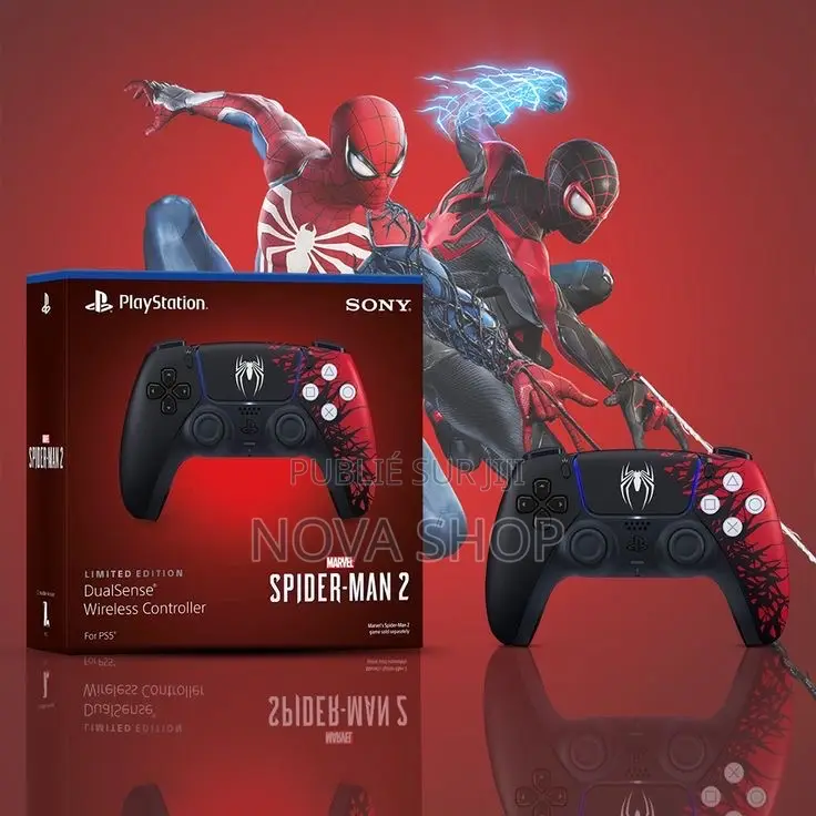 Manette Ps5 Sans Fil - Marvel's Spider-Man 2 Edition