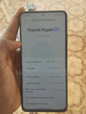 Nouveau Xiaomi Redmi Note 12 Pro 4G 256 GB Noir
