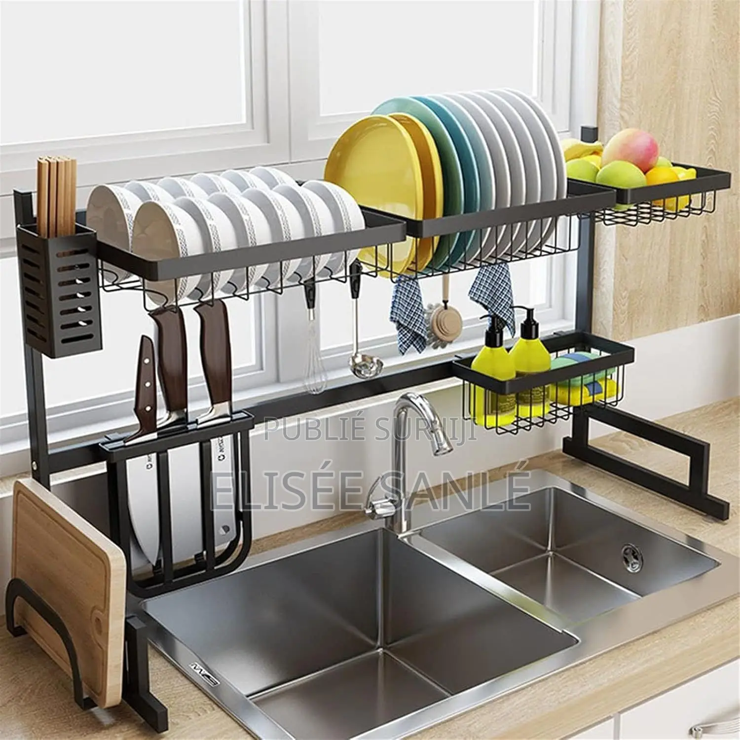 Soutien Égouttoir À Vaisselle À Poser Sur Lavabo
