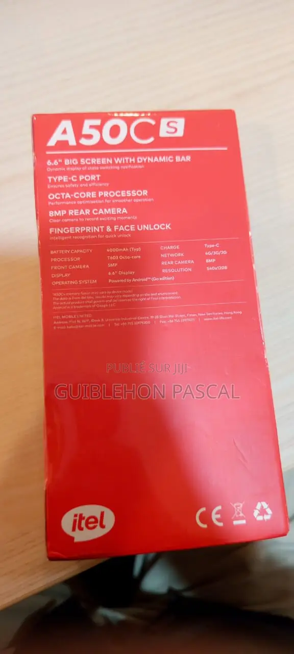 Nouveau Itel A50C 32 GB Bleu