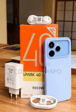 Nouveau Tecno Spark Slim 256 GB Blanc