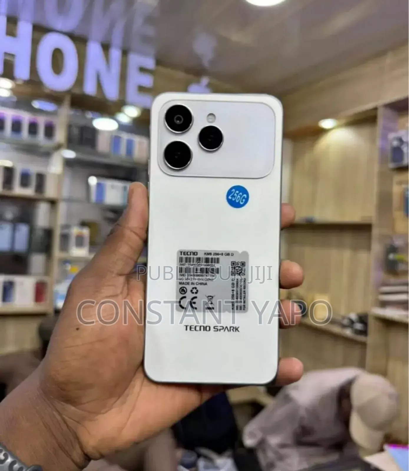Nouveau Tecno Spark Slim 256 GB Blanc