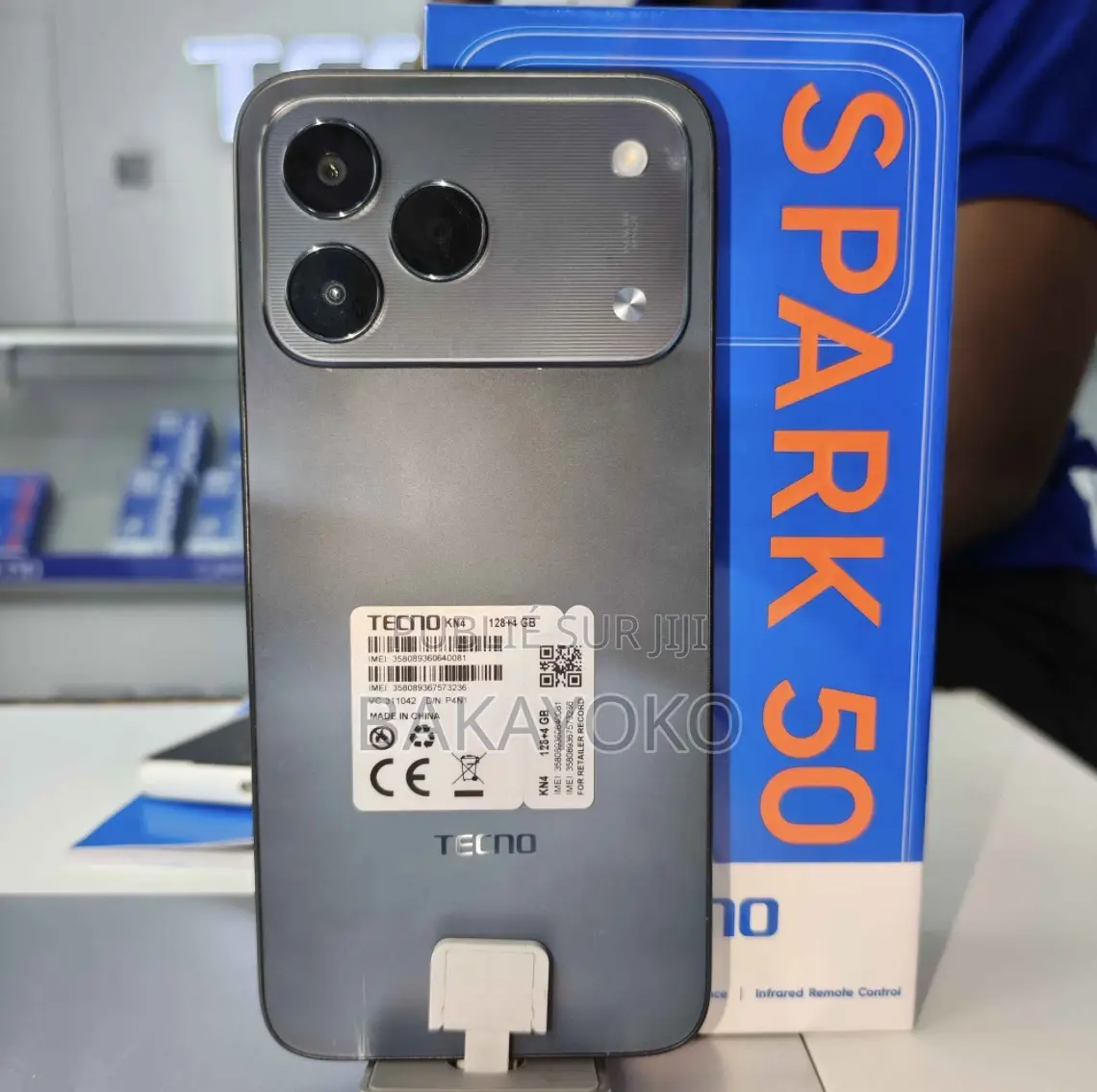 Nouveau Tecno Spark 50 128 GB Noir