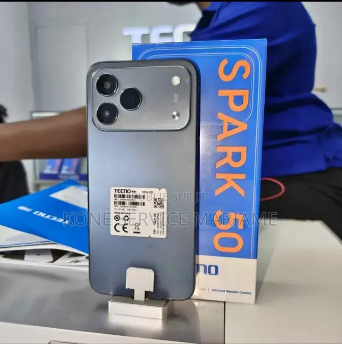 Nouveau Tecno Spark 50 128 GB Gris