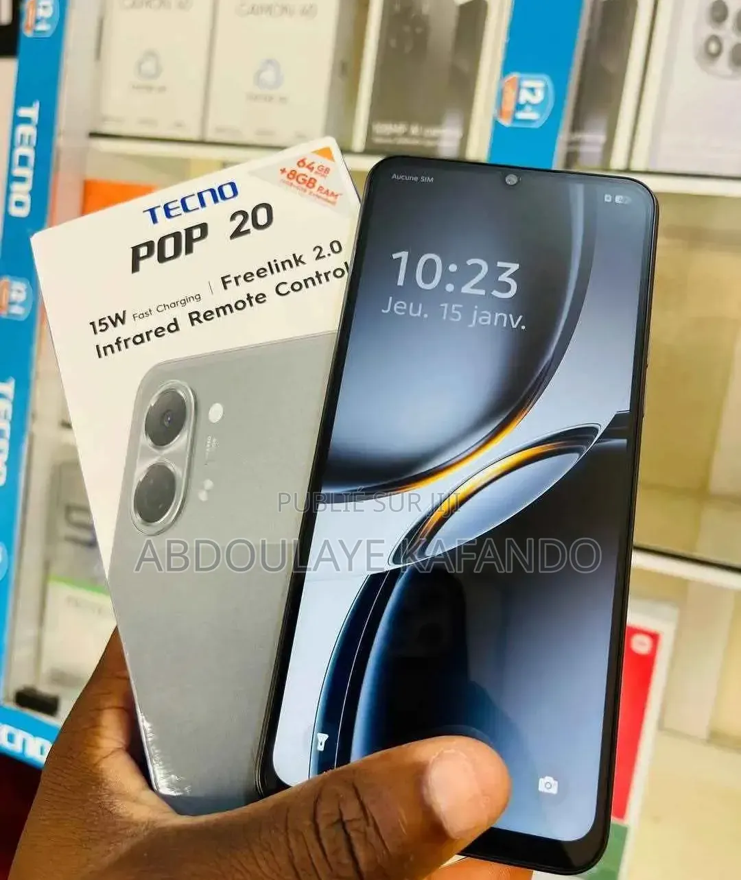 Nouveau Tecno Pop 20 128 GB Gris
