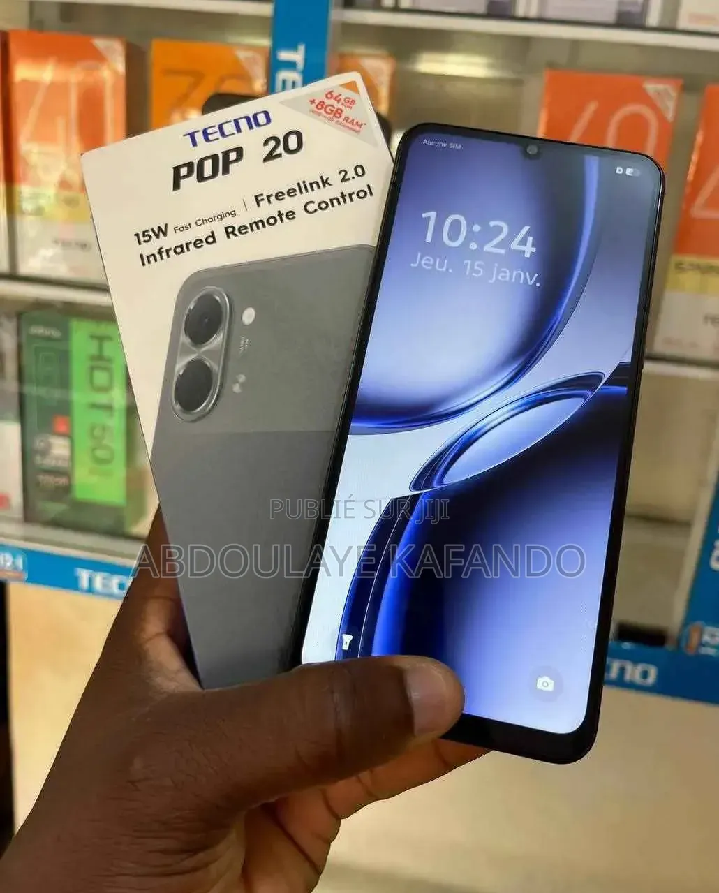 Nouveau Tecno Pop 20 128 GB Gris
