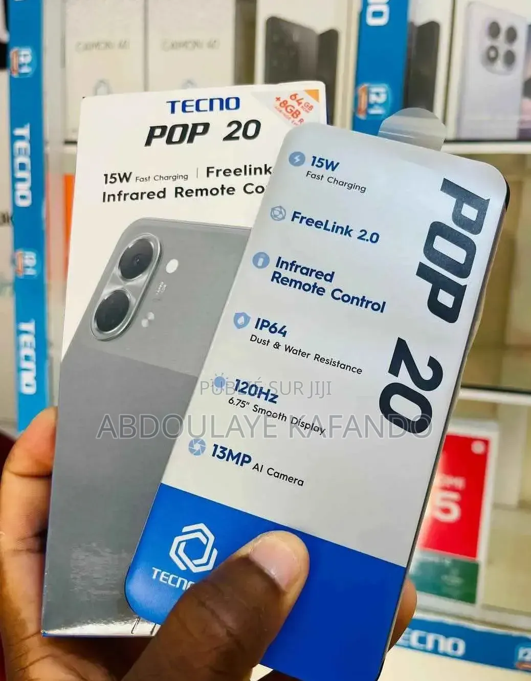 Nouveau Tecno Pop 20 128 GB Gris