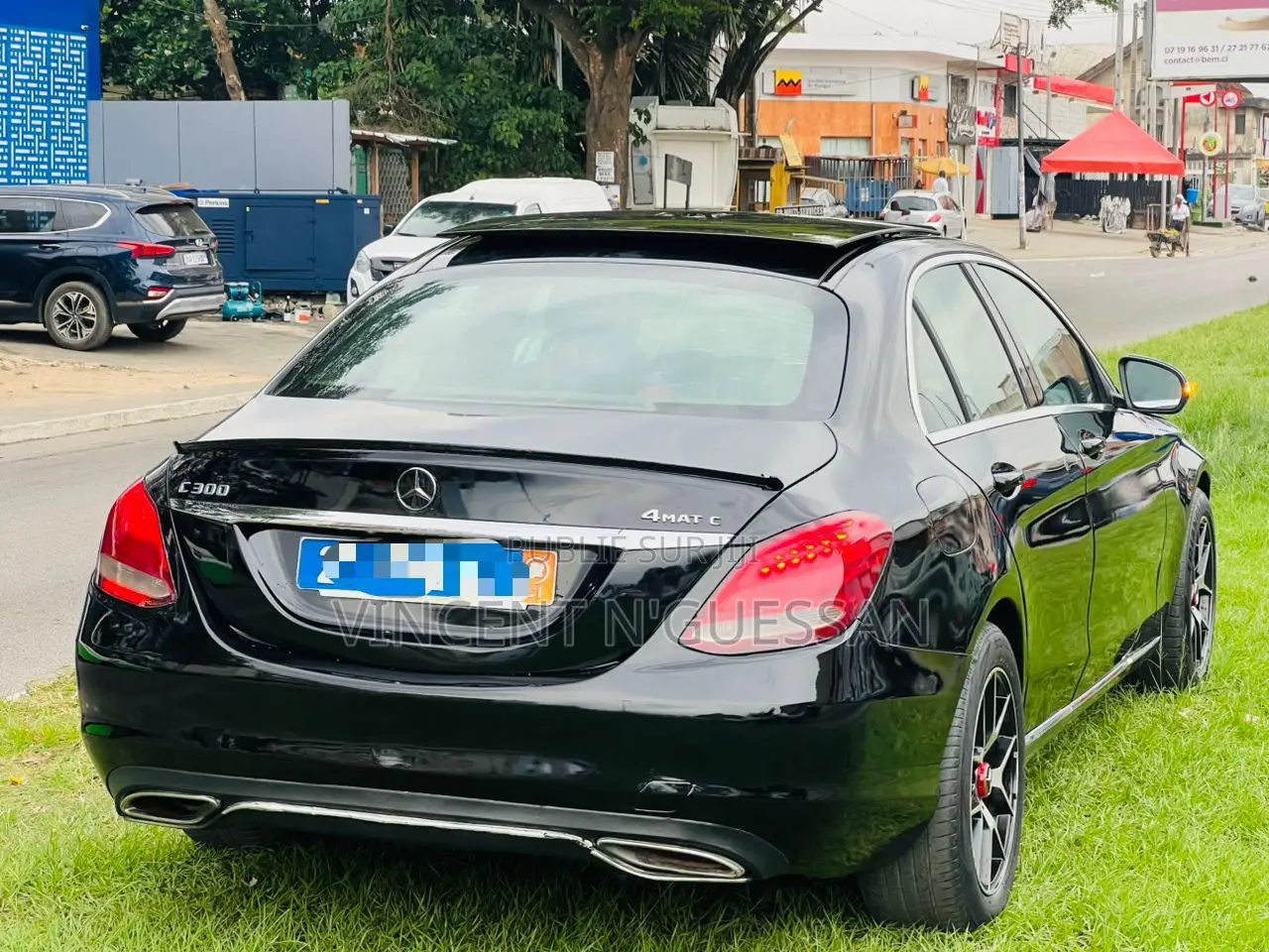 Mercedes-Benz C300 Base C300 AWD 4MATIC Sedan 2018 Noir