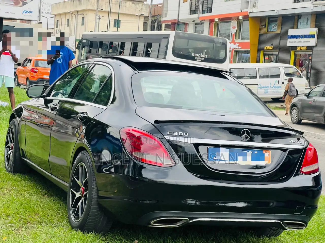 Mercedes-Benz C300 Base C300 AWD 4MATIC Sedan 2018 Noir