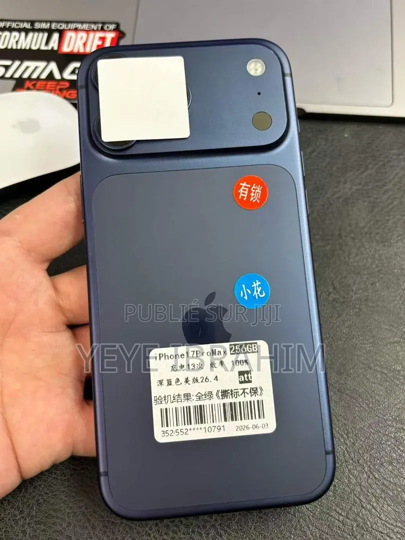 Nouveau Apple iPhone 17 Pro Max 256 GB Bleu