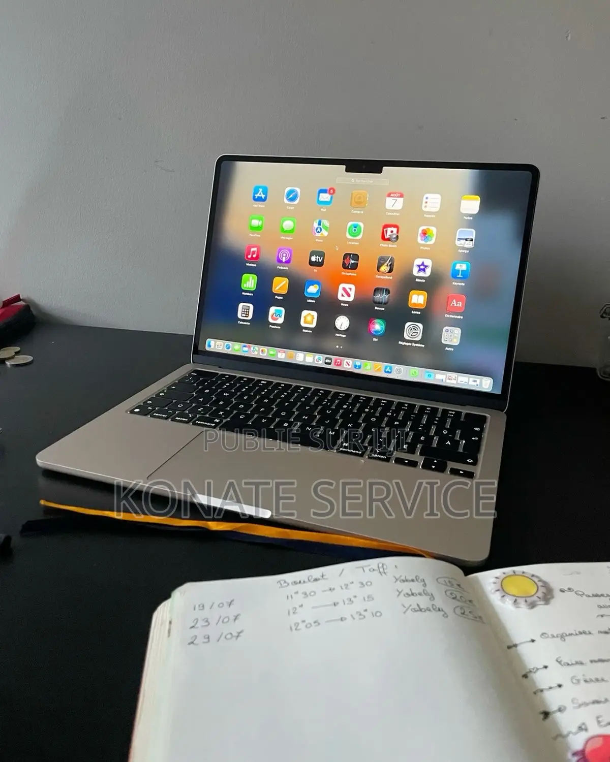 Nouveau Apple MacBook Air 2022 M2 16GB Intel Core i5 HDD 512GB