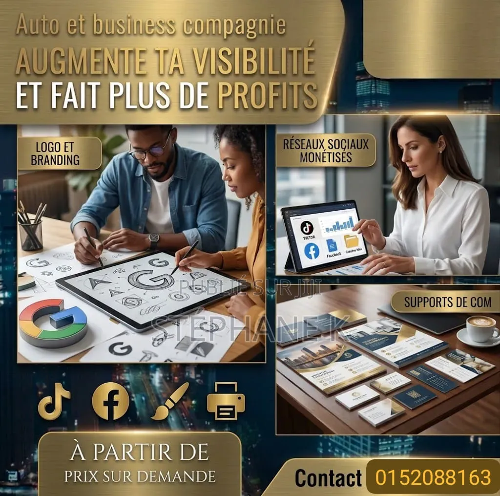 Votre Logo-Pages Réseaux Sociaux Votre Visibilité Cadeau