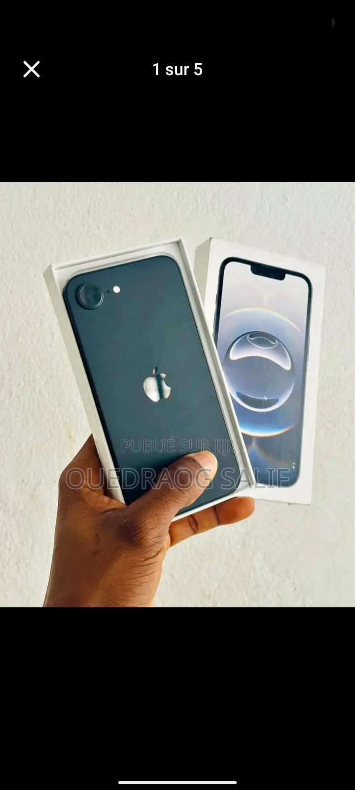 Nouveau Apple iPhone X 64 GB Noir