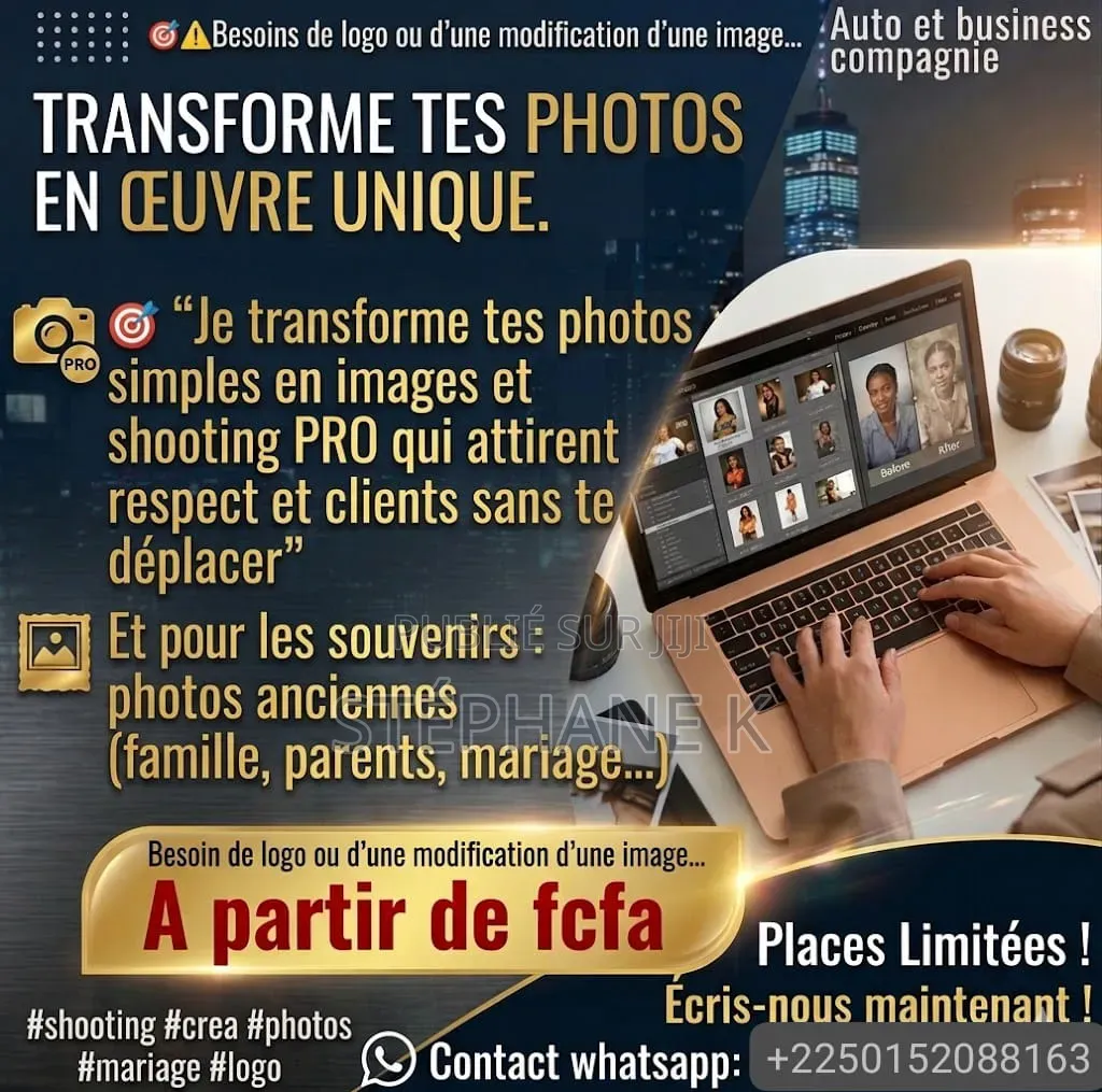 Ton Image Parle PlusJe Transforme Tes Photos en Shooting
