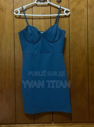 Mini Robe Bleu