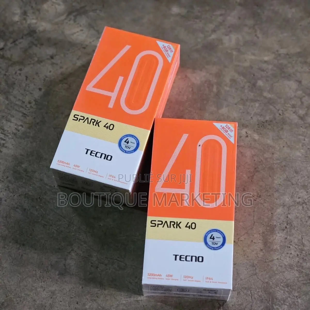 Nouveau Tecno Spark 40 128 GB Orange