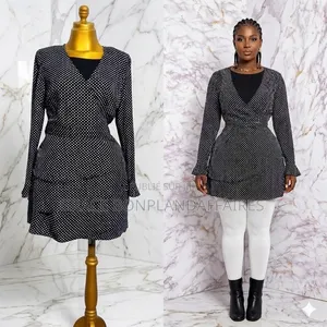 Tunique Femme Chic Noire Et Blanche. Solde : 1500fcfa