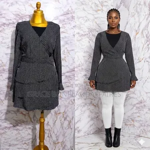 Tunique Femme Chic Noire Et Blanche. Solde : 1500fcfa