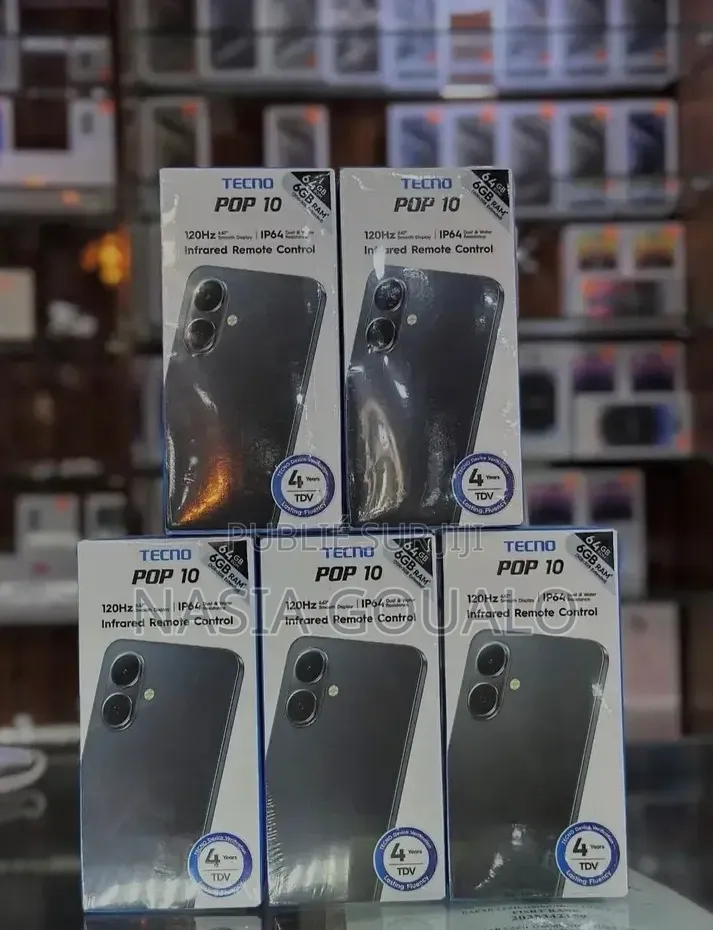 Nouveau Tecno Pop 10 128 GB Blanc