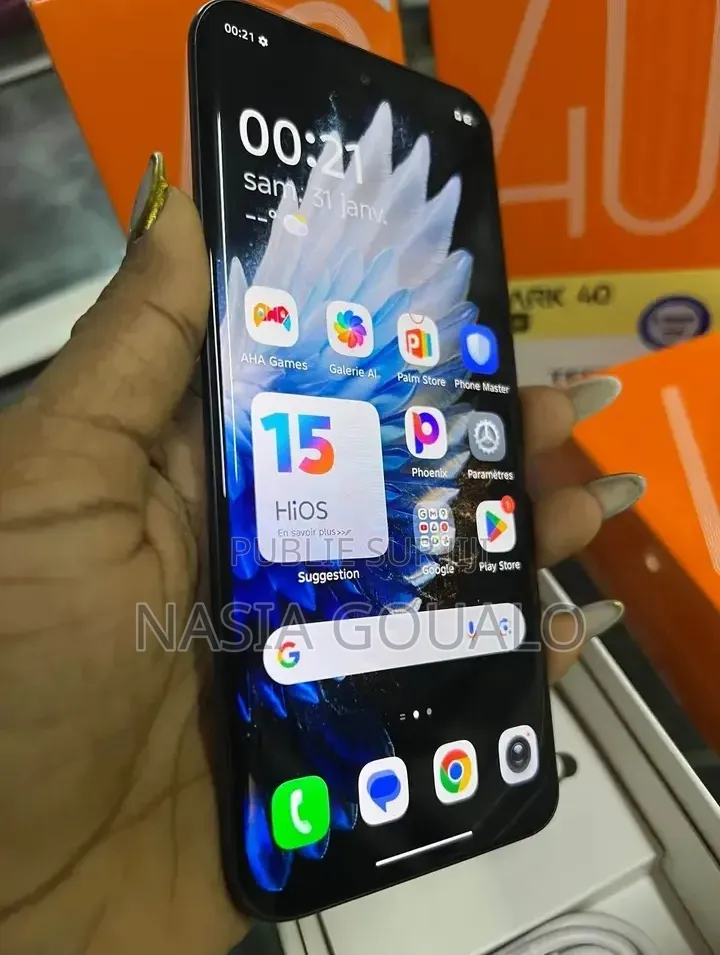 Nouveau Tecno Spark 40 256 GB Noir