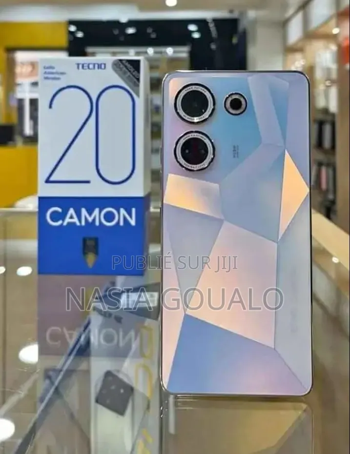 Nouveau Tecno Camon 20 128 GB Noir