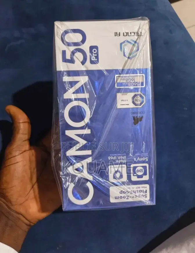 Nouveau Tecno Camon 50 Pro 256 GB Bleu