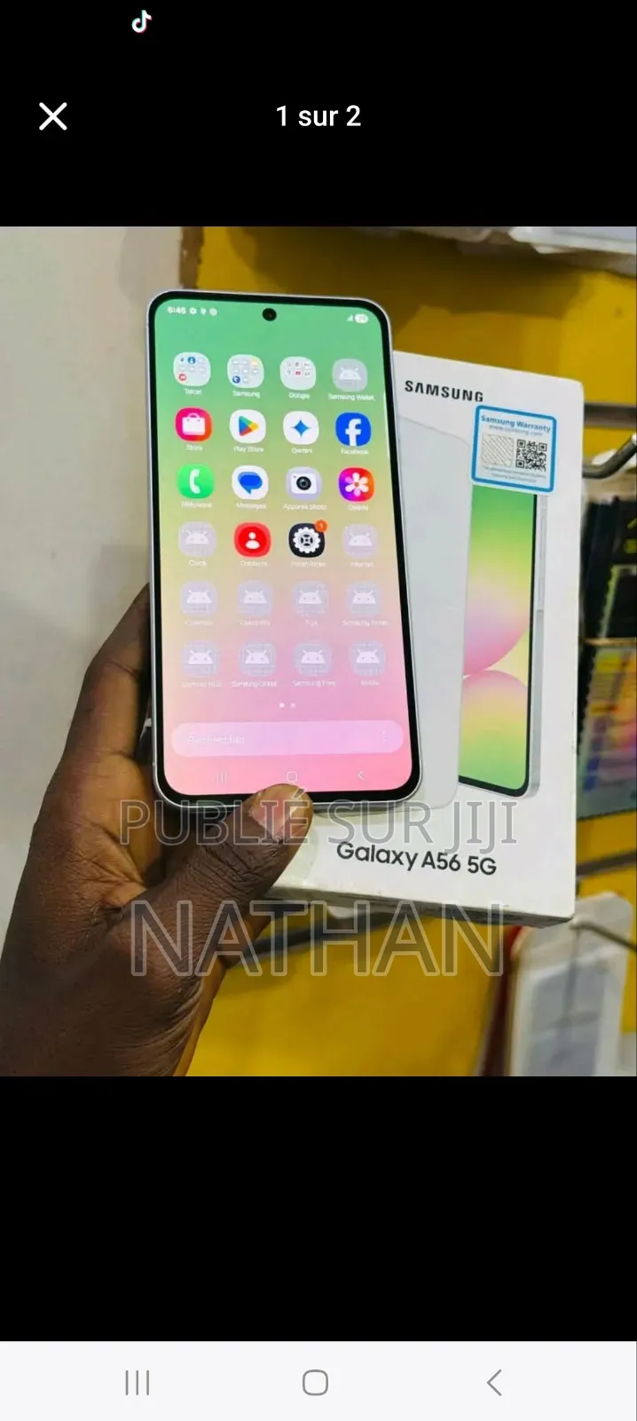 Nouveau Samsung Galaxy A56 256 GB Blanc