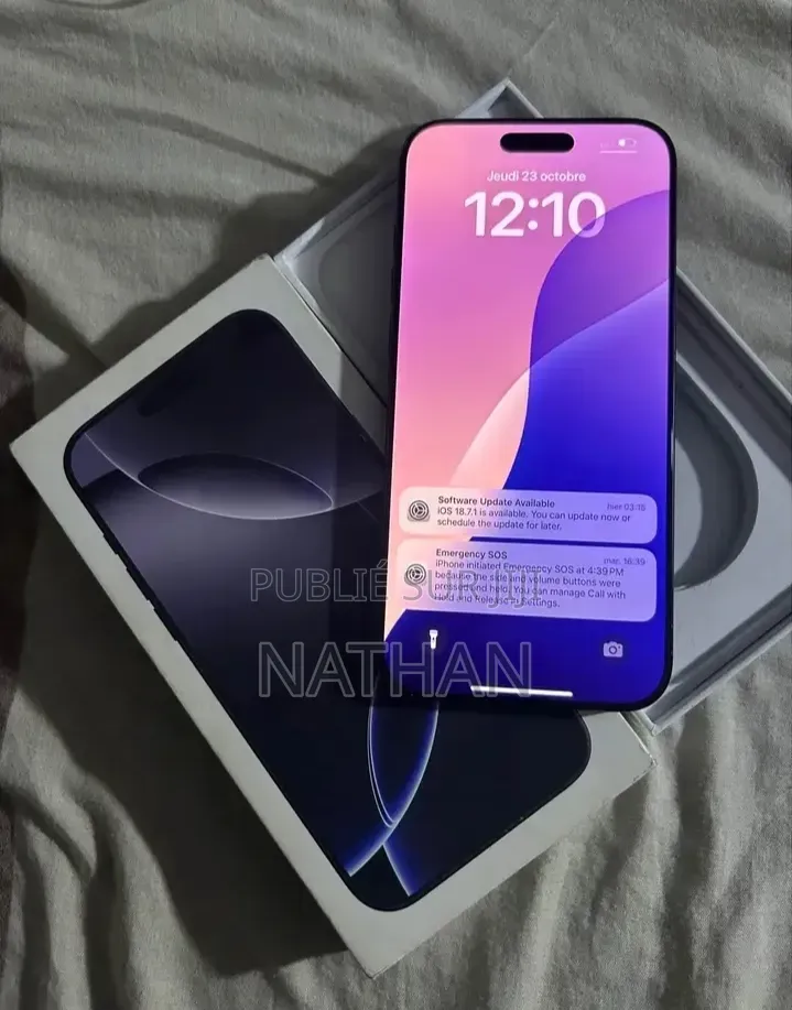 Nouveau Apple iPhone 14 Pro 256 GB Noir