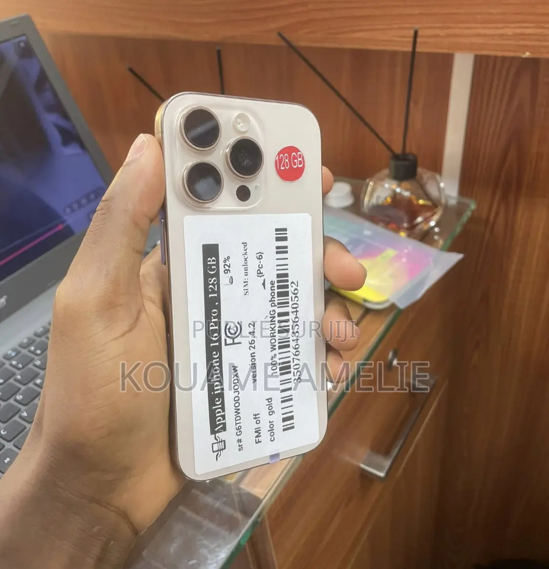 Nouveau Apple iPhone 16 Pro 128 GB Blanc