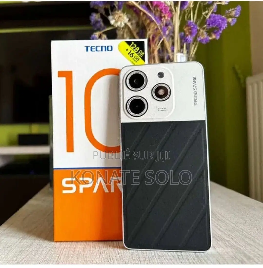 Nouveau Tecno Spark 10 128 GB Noir