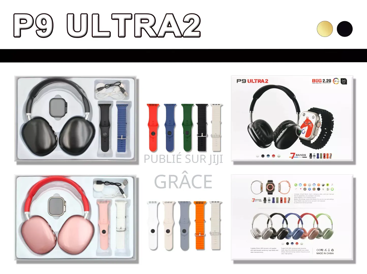 Montre Connectée + Casque Audio