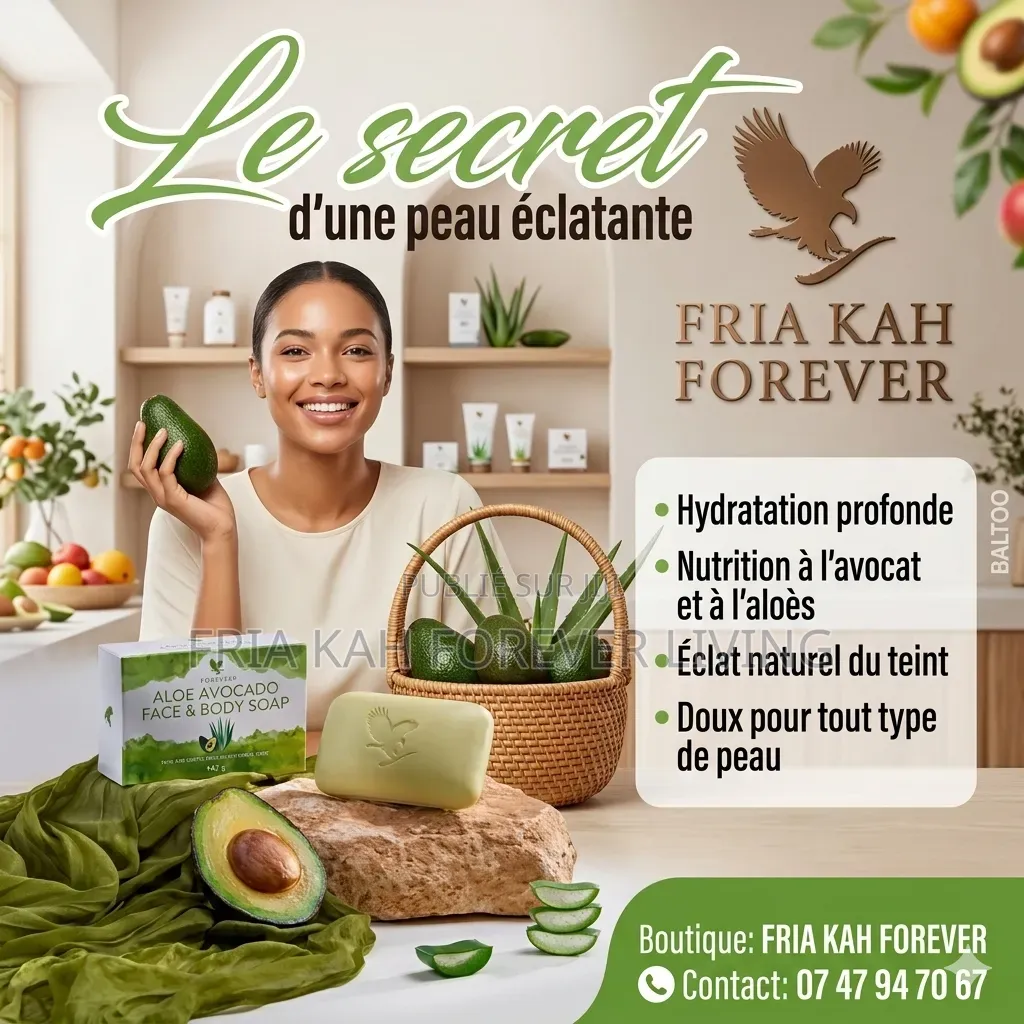Forever Avocado Face Body Soap
