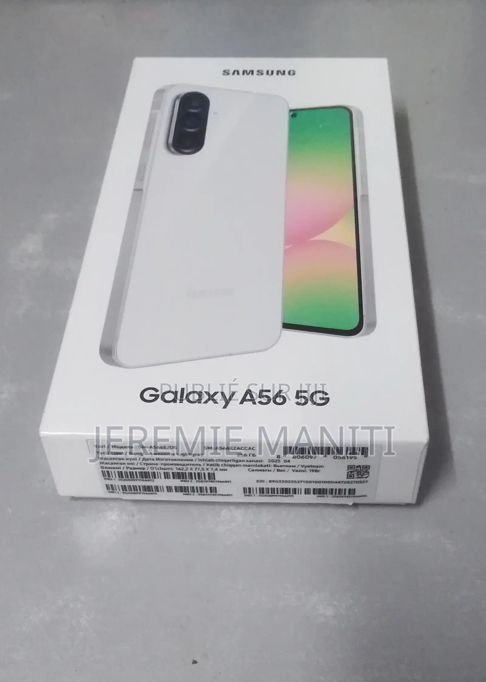 Nouveau Samsung Galaxy A56 256 GB Blanc