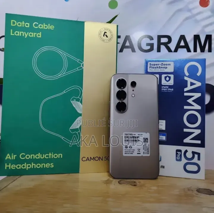 Nouveau Tecno Camon 50 Pro 256 GB Gris