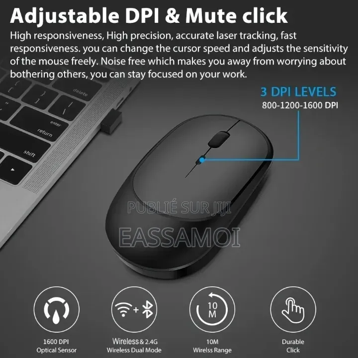 Souris Bluetooth Rechargeable