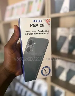 Nouveau Tecno Pop 20 128 GB Noir