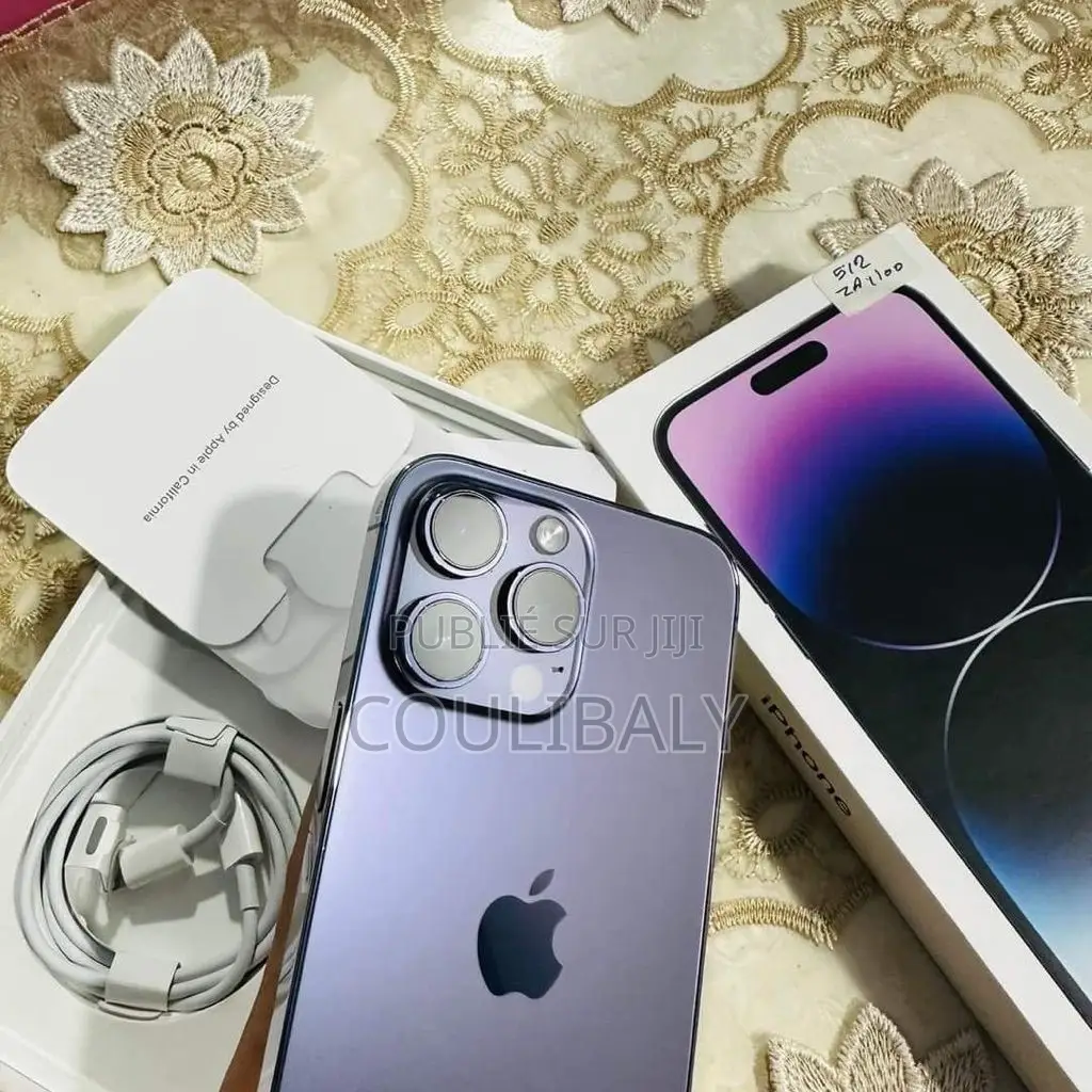 Nouveau Apple iPhone 14 Pro 128 GB Noir