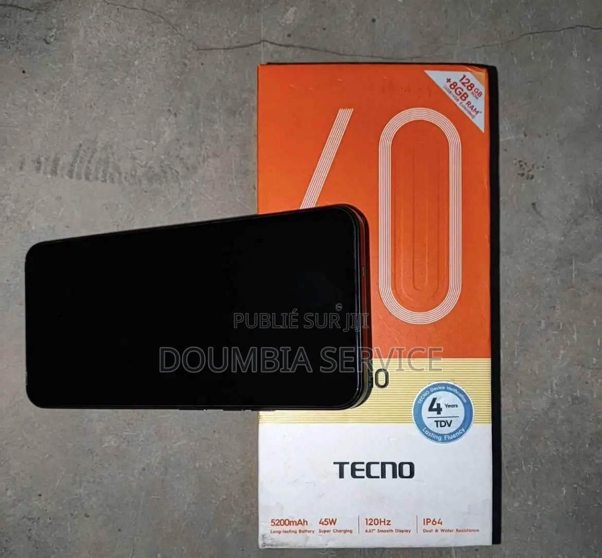 Nouveau Tecno Spark 40 256 GB Blanc