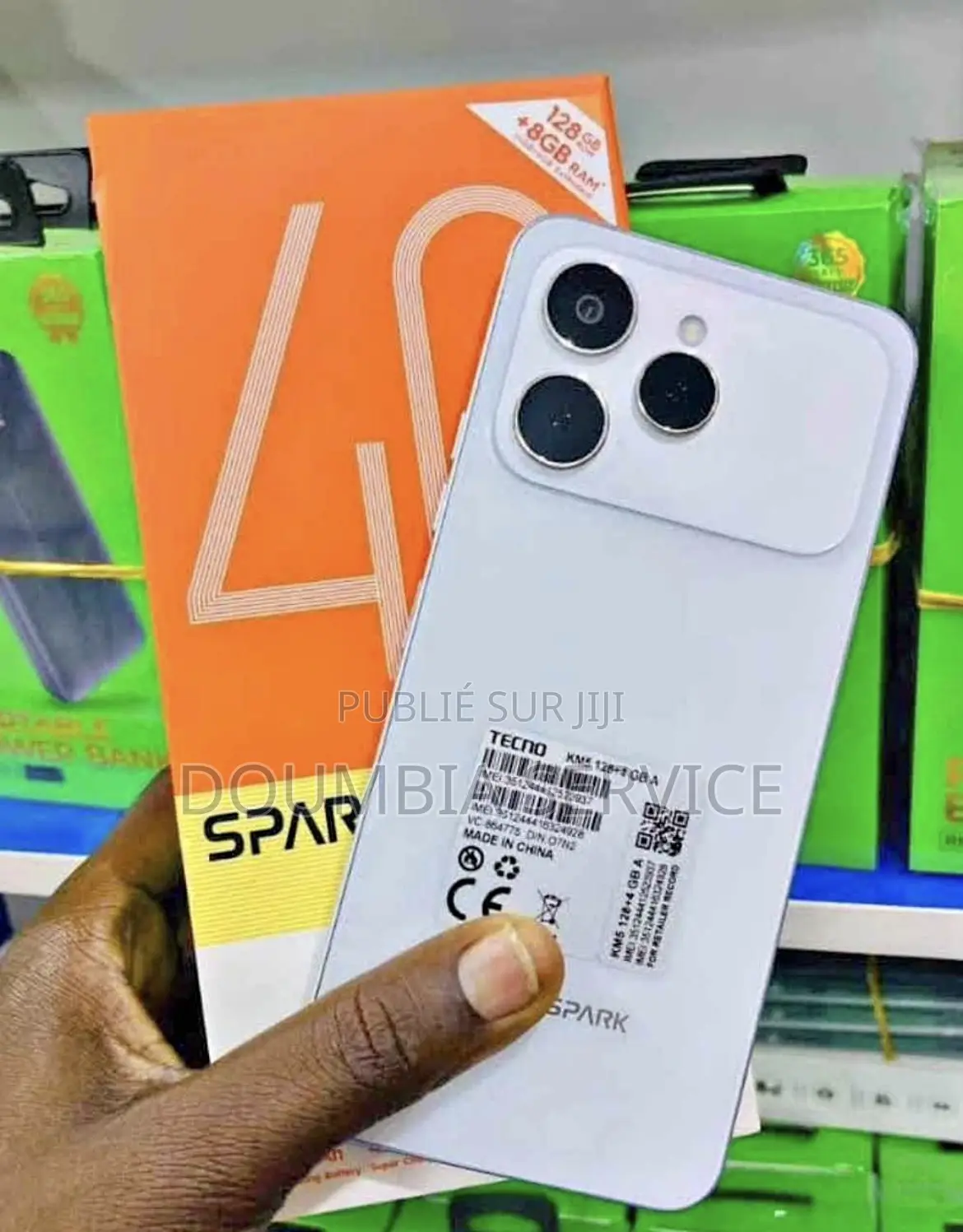 Nouveau Tecno Spark 40 256 GB Blanc